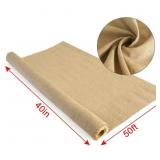 40 IN. X 50 FT. GARDENING BURLAP ROLL - NATURAL BU