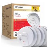 (3-PACK) HARDWIRED & 10-YEAR BATTERY BACKUP SMOKE