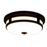 11 IN. ROUND BLACK EXTERIOR OUTDOOR MOTION SENSING