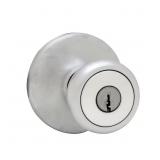TYLO SATIN CHROME KEYED ENTRY DOOR KNOB