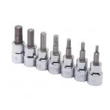 HUSKY 3/8 IN. DRIVE SAE HEX BIT SOCKET SET (7-PIEC