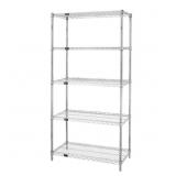 $251 ULTRADURABLE  5-TIER NSF-CERTIFIED STEEL SHEL