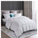 $142 MARTHA STEWART WHITE FEATHER & DOWN COMORTER