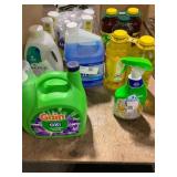1-GAIN OXI LAUNDRY DETERGENT. 2-MULTI-PURPOSE CLEA
