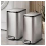 2 GALLON STEP CANS - 2 PACK