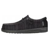 HEYDUDE MEN S WALLY STRETCH SOX SLIP-ON LOAFER SZ