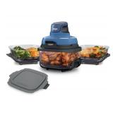 NINJA CRISPI 5-IN-1 PORTABLE GLASS AIR FRYER COOKI
