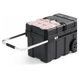 KETER MASTERLOADER RESIN ROLLING TOOL BOX WITH LOC