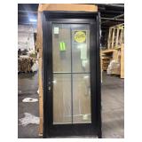 36 X 81.5 PELLA FULL VEIW EXTERIOR DOOR, BLACK