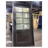 43.5 X 95 PELLA 3/4 VEIW 8 LIGHT EXTERIOR DOOR, BL