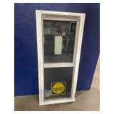 PELLA 53 X 23 1/2 VINYL DOUBLE HUNG WINDOW, WHITE