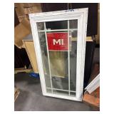 25IN X 4.5IN MI FIXED VINYL WINDOW, WHITE
