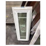 13 X 37 1/2 FIXED VINYL WINDOW, WHITE