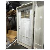 83IN X 37IN DOUBLE WINDOW EXTERIOR DOOR, WHITE