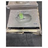 31IN X 22 IN SINGLE BOWL DROP IN CULTURE MARBLE SI