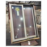 60 X 82 PELLA SLIDING METAL CLAD PATIO DOOR, TAN