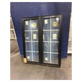 47 X 57 PELLA DOUBLE CASEMENT VINYL WINDOW, BLACK