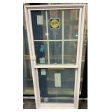 65X29 PELLA METAL CLAD DOUBLE HUNGED WINDOW WHITE