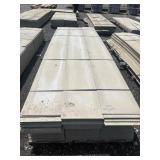 12FT X 12 IN LAP SIDING, WHITE/GREY APPROX 188PCS