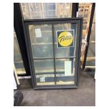 41 X 29 PELLA CASMENT VINYL WINDOW, BROWN