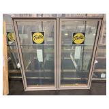 58X59 PELLA DOUBLE CASEMENT WINDOW BROWN