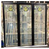 96 X 96 PELLA FIXED METAL CLAD 3 PANEL WINDOW BLAC