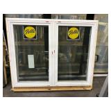 59.5 X 47.5 PELLA VINYL DOUBLE PANE CASEMENT WINDO