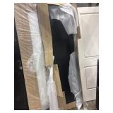 84IN X 24IN BLACK SHAKER DOOR PANEL, BLACK