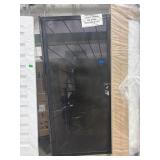 80IN X 38IN METAL MESH EXTERIOR DOOR 2 BORE DOOR