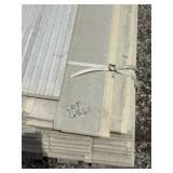 12FT X 8 IN LAP SIDING BOARDS, GREY APPROX 80PCS