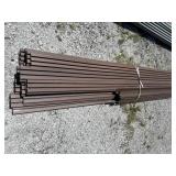 8/16FT X 5IN X 1IN BROWN SHIP LAP WALL PANELS APPR