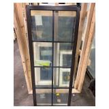 57 X 23 FIXED PANE BROWN AND WHITE