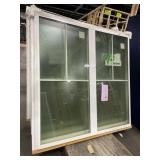 72 X 71 1/2 PLY GEM DOUBLE FIXED VINYL WINDOW, WHI
