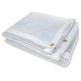 7 X 12FT OUTDOOR CLEAR TARP CURTAIN WATERPROOF WIN