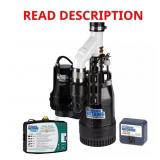 $415 BIG COMBO CONNECT 1/2 HP PRIMARY AND BATTERY