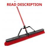 1 LOT (2) 36 IN. HIGH POWER MULTI-SURFACE PUSH BRO
