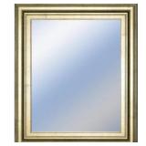 MEDIUM RECTANGLE CLEAR MIRROR HOOKS CLASSIC MIRROR
