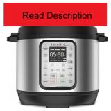 $200 INSTANT POT 6QT DUO PLUS 9-IN-1 MULTICOOKER,