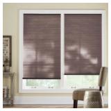 CHOCOLATE CORDLESS LIGHT FILTERING CELLULAR SHADES
