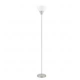 70 IN. BRUSHED NICKEL 1-LIGHT TORCHIERE FLOOR LAMP