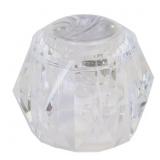 SINGLE ROUND KNOB IN CLEAR FOR DELTA REPLACES RP17