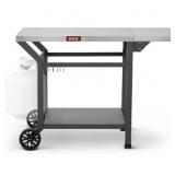 $130 FEASTO OUTDOOR GRILL TABLE, 40 X20 , MOVABLE