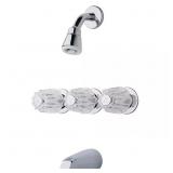 $153 TRIPLE HANDLE 1-SPRAY TUB AND SHOWER FAUCET 1