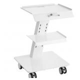 KITCHEN CART, LAB TROLLEY, 3-LAYER ROLLING LAB CAR