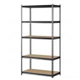 5-TIER BOLTLESS STEEL GARAGE STORAGE SHELVING UNIT
