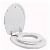TOPSEAT TINYHINEY ROUND POTTY SEAT WITH HINGES