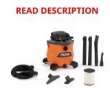$149 16 GAL. 6.5-PEAK HP NXT WET/DRY SHOP VACUUM W