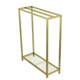 EDENSCAPE 3-BAR FREESTANDING TOWEL RACK IN BRUSHED