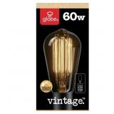 8-GLOBE ELECTRIC 60 W S6 VINTAGE INCANDESCENT BULB