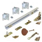 1700 SERIES 30 IN. WHITE BI-FOLD TRACK AND HARDWAR